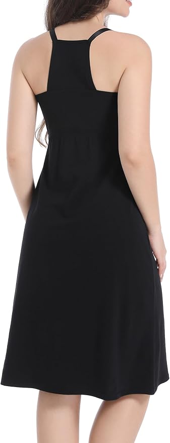 SUIEK 3-Pack Maternity Nursing Nightgown Cotton Breastfeeding Dress Pregnancy - Image 4