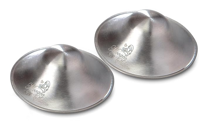 The Original Silver Nursing Cups by MOOGLLC
