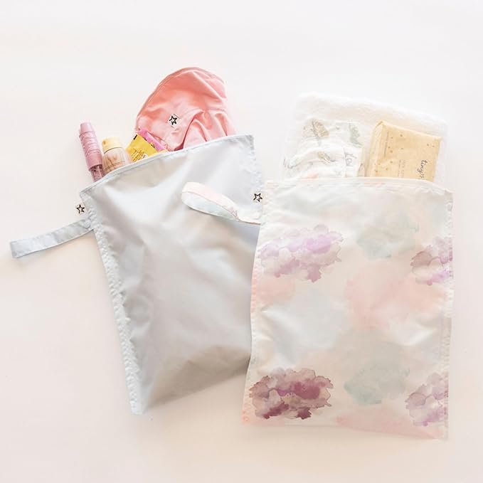 Tiny Twinkle Wet Dry Bag – 2 Pack Reusable Waterproof & Mess Proof Wet Bags - Image 6