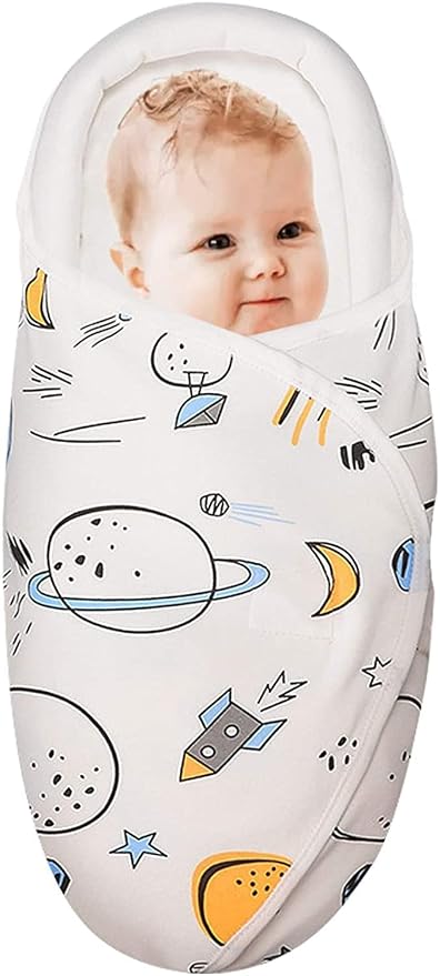 Premium Soft Cotton Baby Swaddle Blankets, Unisex Baby Blanket Wrap by Knirose