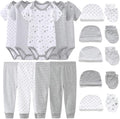 Chamie Newborn Baby Cute Design Bodysuit Short Sleeve One-Piece Baby Clothes by Chamie