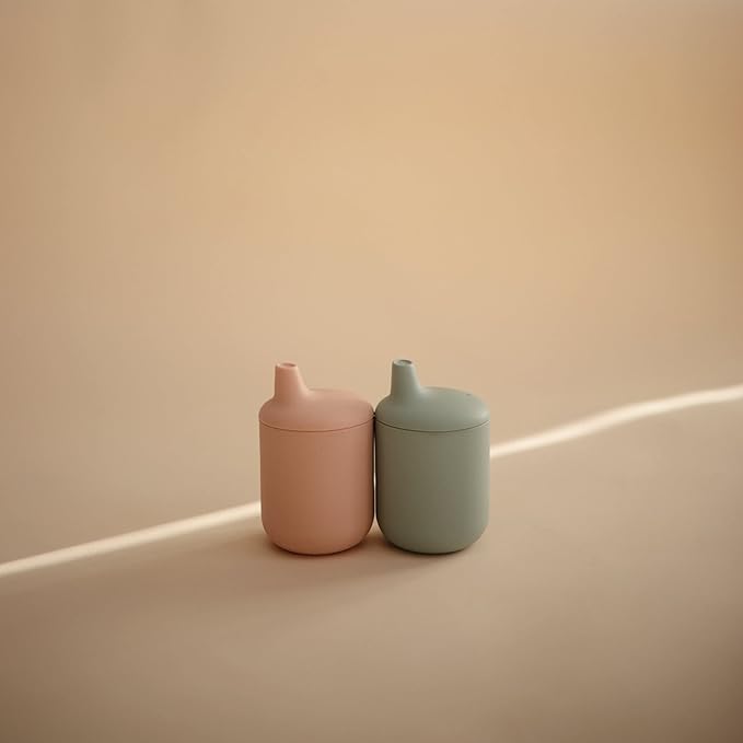 mushie 100% Silicone Baby Sippy Cup | 6 Months+ - Image 2