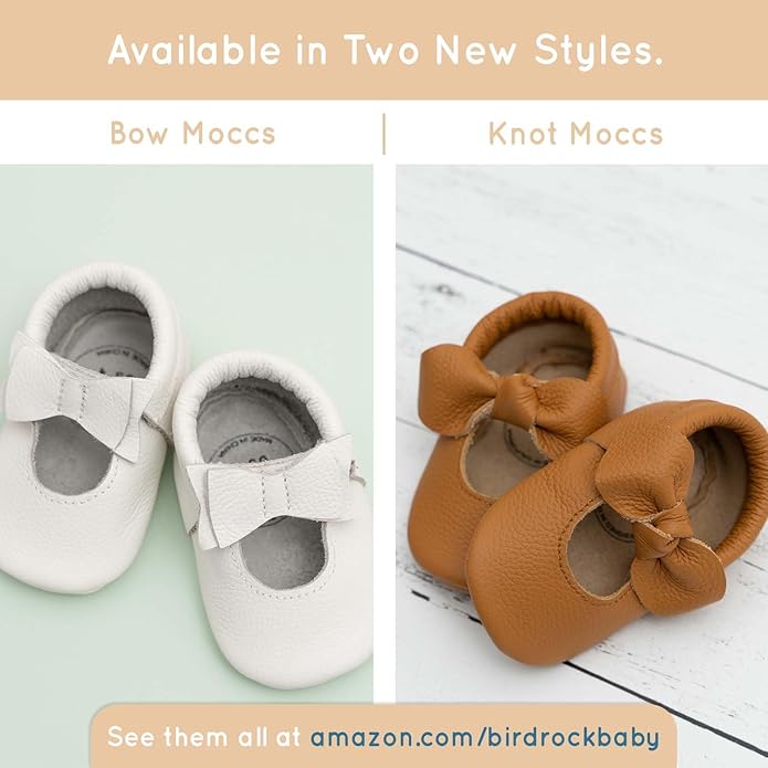 BirdRock Baby Bow and Knot Moccasins - Image 5