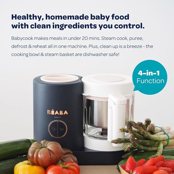 BEABA Babycook Neo Baby Food Maker | Non-Toxic Glass & Stainless Steel | - Image 6