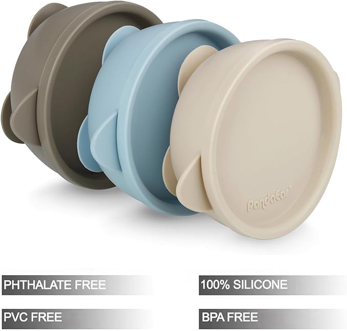 PandaEar 3 Pack Baby Suction Bowls - Image 2
