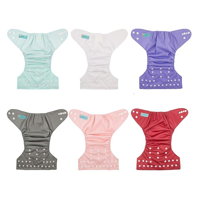 ALVABABY 6 Pack Cloth Diaper - Image 3