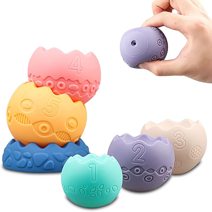 Stacking Balls Soft Toys for Babies 6 12 18 Months 1 Year Old Girls Boys - Image 7