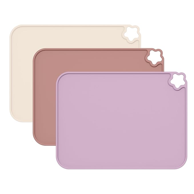 Cutebe Silicone Placemat for Toddles Kids Non-Slip Reusable Portable Kids by Cutebe