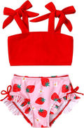 Toddler Swimsuit Girl Color Block Stripe Swimwear Baby Girl Summer Beach by MAMAMI