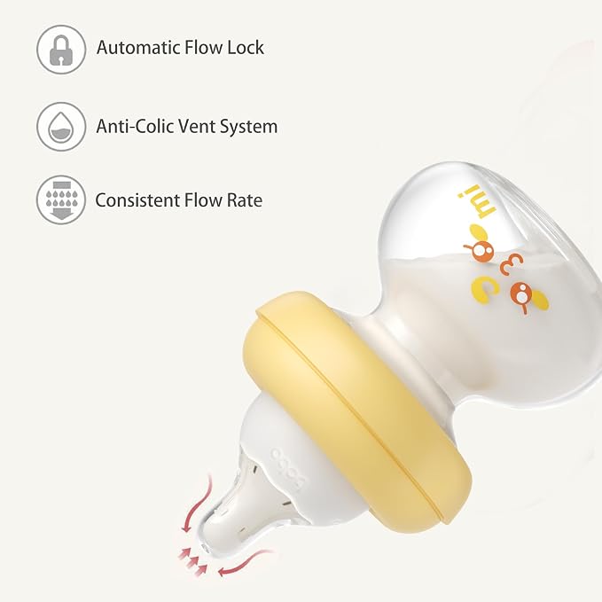YOHKOH Newborn Glass Baby Bottles - Image 5