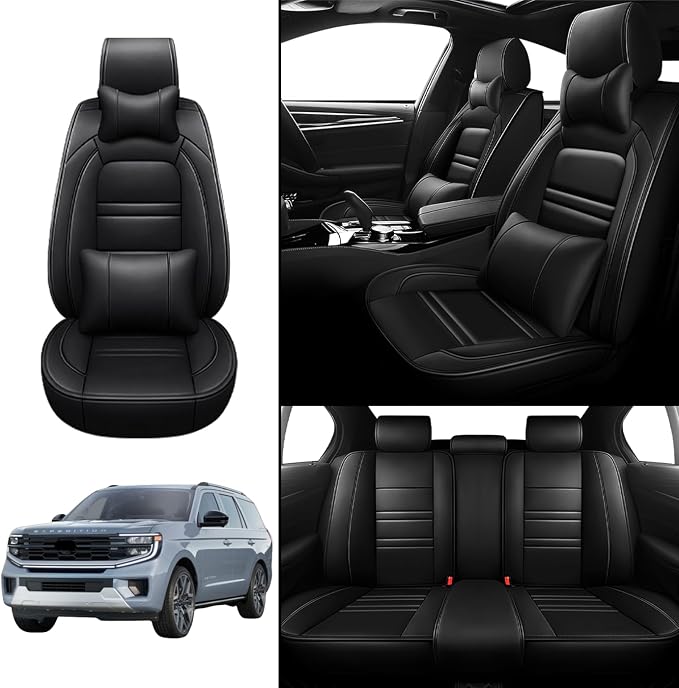 Car Seat Covers for Ford Expedition 1997-2025 | 5-Seats Seat Covers, Waterproof - Image 2