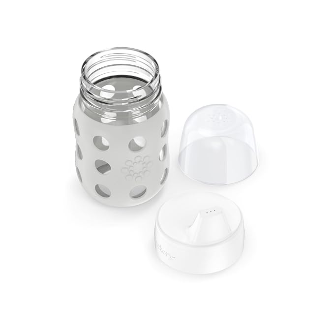 Lifefactory 8-Ounce Wide Neck Glass Baby Bottle - Image 4