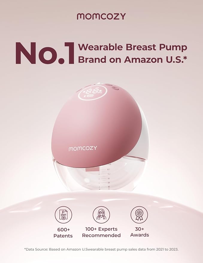 Momcozy Wearable Breast Pump, Hands Free Upgraded Mobile Flow | M9, App - Image 8
