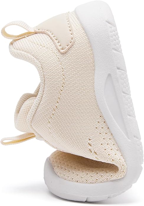 MORENDL Toddler Slip On Sneakers Baby Walking Shoes Non-Slip Breathable Unisex - Image 5