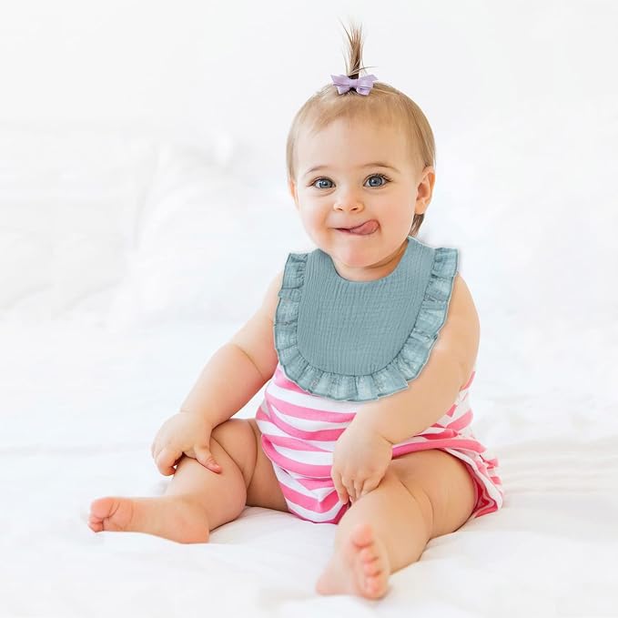 Baby Bibs Muslin Drool Teething Drooling Bibs - Image 2