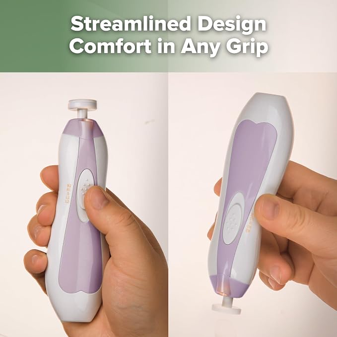 haakaa Baby Nail Trimmer Electric Baby Nail File Kit - Image 5