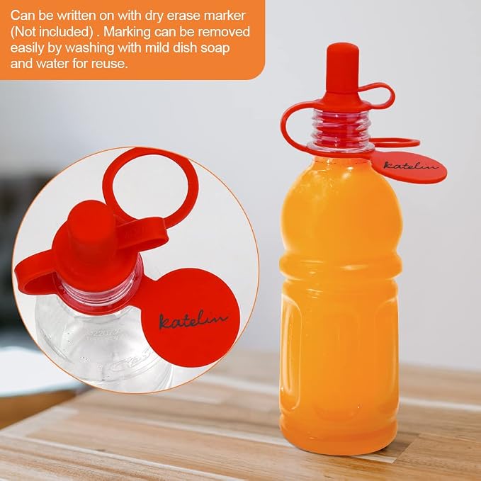 Morlike Baby Water Bottle Cap Silicone Bottles Top Spout Adapter Replacement - Image 3