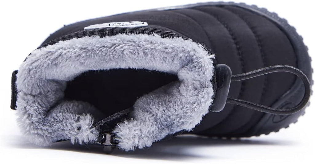 BMCiTYBM Toddler Baby Snow Boots Winter Shoes Boys Girls Cold Weather Baby Faux - Image 4