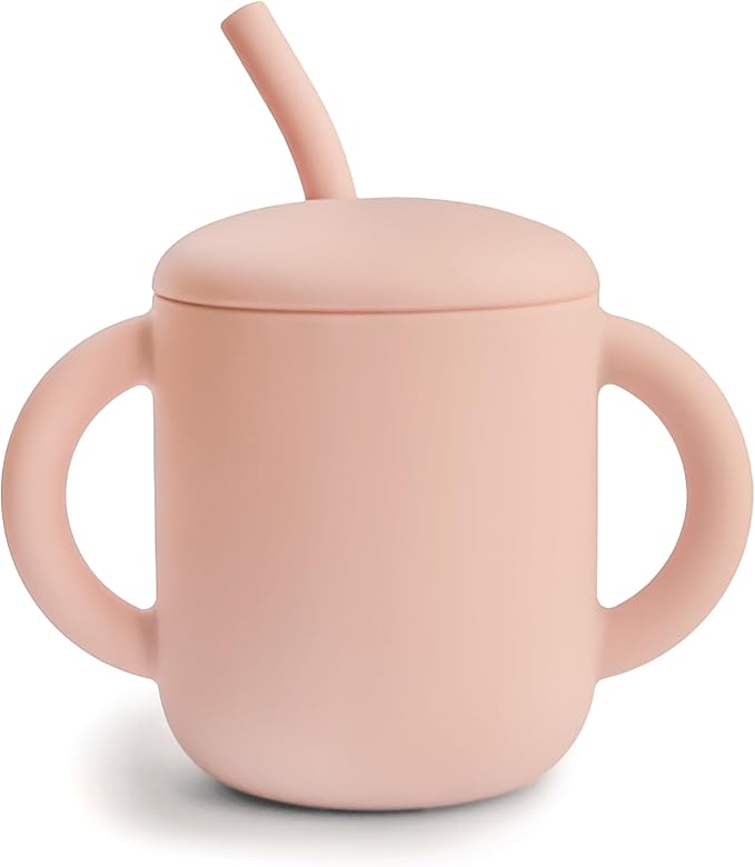 mushie 100% Silicone Training Cup & Straw by mushie
