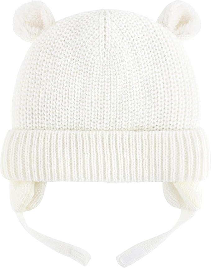 Duoyeree Cozy Baby Beanie with Earflaps and Fleece Lining by Duoyeree