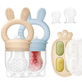 2 Packs Baby Fruit Feeder & Freezer Tray Combo, Push Pop Baby Food Feeder to by ChooKaChoo
