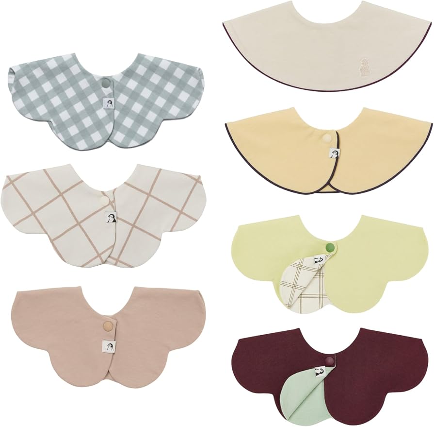 Konny Baby Bibs Set, 360 ​​° Rotate, Soft and Absorbent Bandana Drooling by Konny
