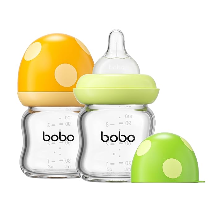YOHKOH Natural Glass Baby Bottle by Home