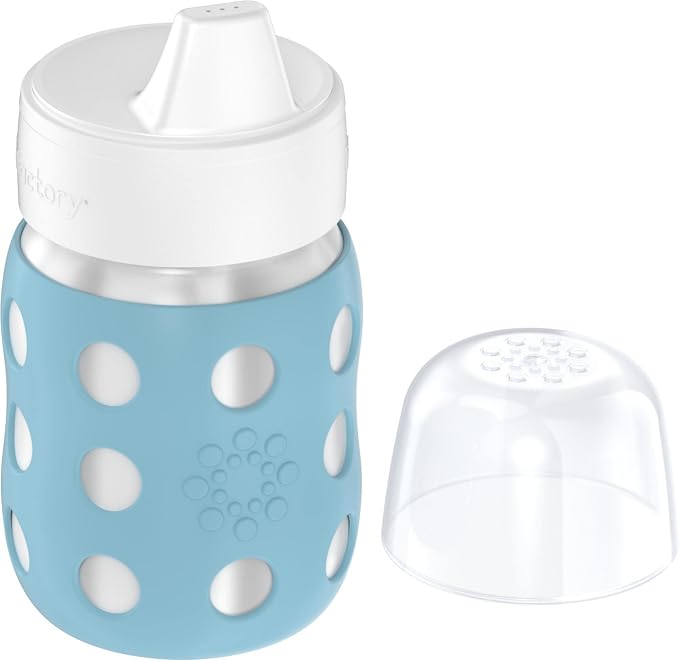 Lifefactory 8-Ounce Stainless-Steel Vacuum-Insulated Wide-Neck Baby Bottle - Image 3