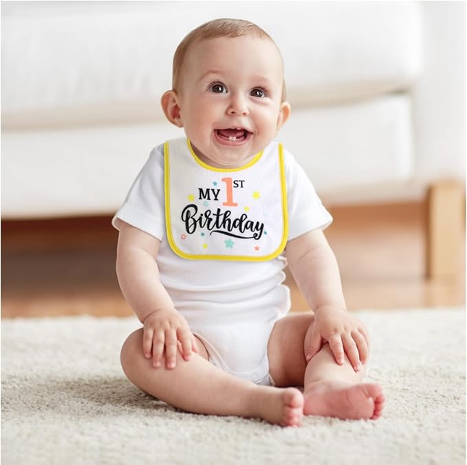 The Peanutshell Baby Boy or Girl Terry Bibs Set of 10-100% Cotton, Absorbent - Image 6
