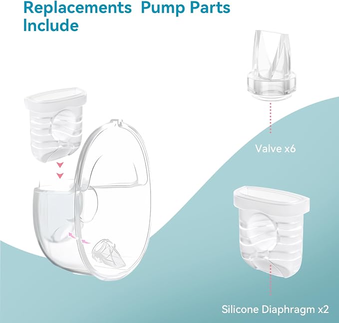 Breast Pump Parts for Lansinoh Discreet Duo/Nuliie/Motif Aura Glow S32 Wearable - Image 5