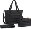 mommore Diaper Bag Tote with Stroller Organizer Puffer Bag Large Capacity Baby by mommore