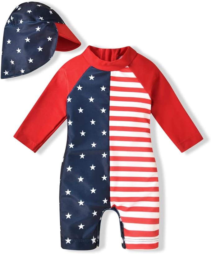 Aalizzwell Baby Girls Long Sleeve One Piece Bathing Suit by Aalizzwell
