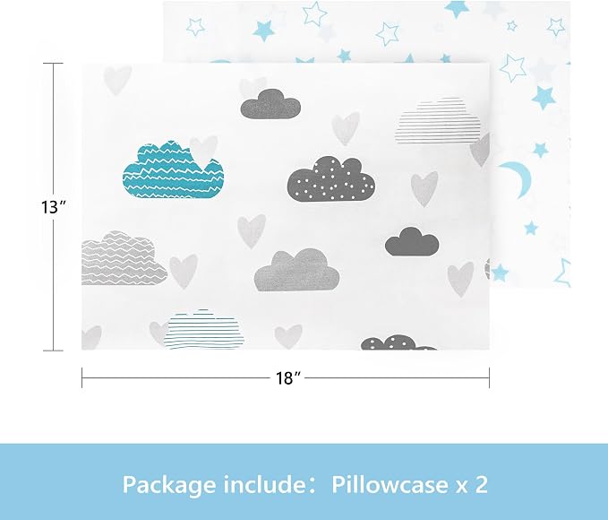 TILLYOU Toddler Pillowcase 2 Pack - Image 2
