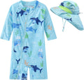 Toddler Baby Boys Swimsuit Rashguard One Piece Zipper Bathing Suit by Unknown