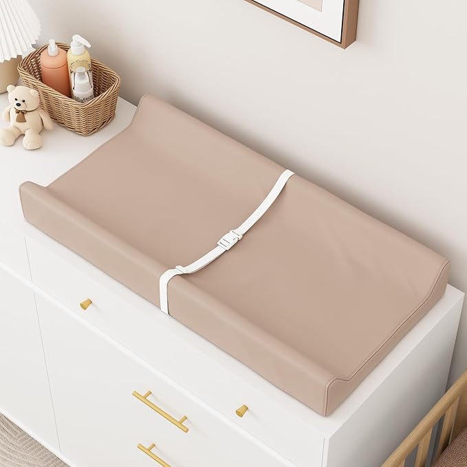 Wipeable Baby Changing Pad for Dresser and Table, Cozy Diaper Changing Pad by YACODAVO