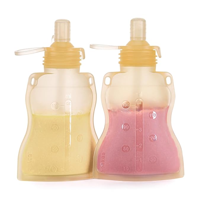 haakaa Pouch Reusable Baby Food Pouch, Reusable Pouches by haakaa