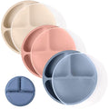 WeeSprout Silicone Plates with Lids by WeeSprout