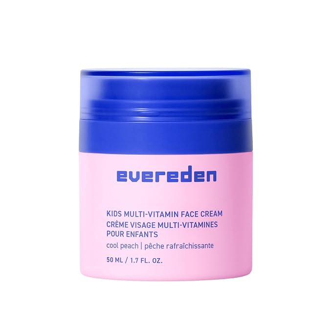 Evereden Kids Face Cream: Cool Peach, 1.7 oz. | Face Lotion | Clean and by Evereden