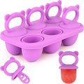 Sakolla Baby Popsicle Molds Mini 6-Cavity Silicone Ice Pop Mold by Sakolla