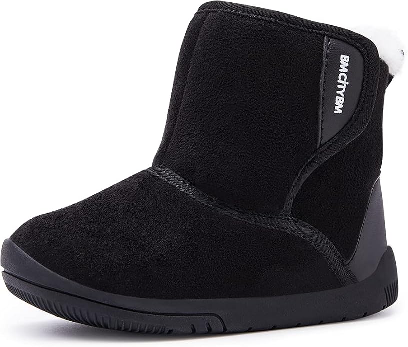 BMCiTYBM Girls Boys Snow Boots Warm Winter Fur Lined Baby Shoes by BMCiTYBM