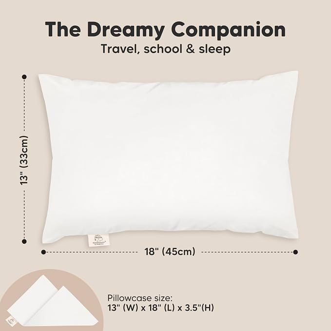 Toddler Pillow with Pillowcase - Image 3