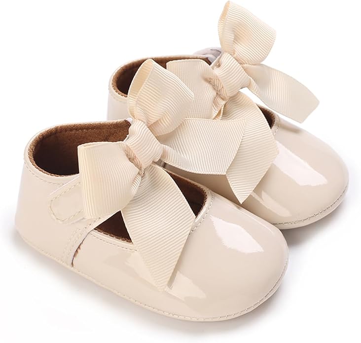 COSANKIM Baby Girls Mary Jane Flats Shoes Anti-Slip Rubber Sole Infant Toddler - Image 4