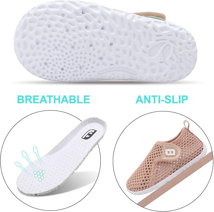 JOINFREE Baby Toddler Water Shoes Boys Girls Sandals Barefoot Kids Breathable - Image 4