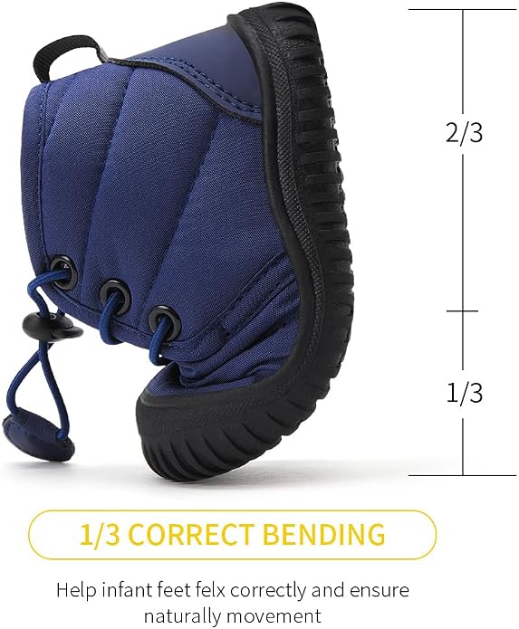 BMCiTYBM Toddler Baby Winter Snow Boots Boy Girl Faux Fur Warm Non Slip First - Image 3