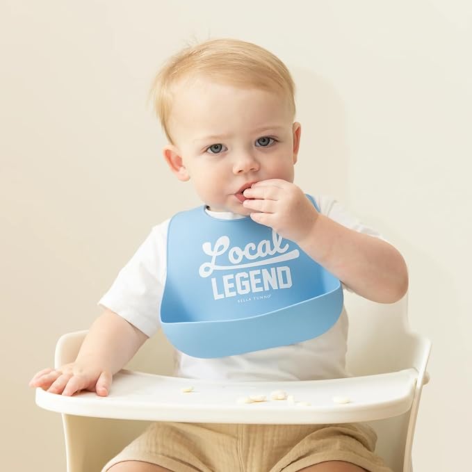 Bella Tunno Baby Bib for Eating, Waterproof Silicone Bib - Image 2