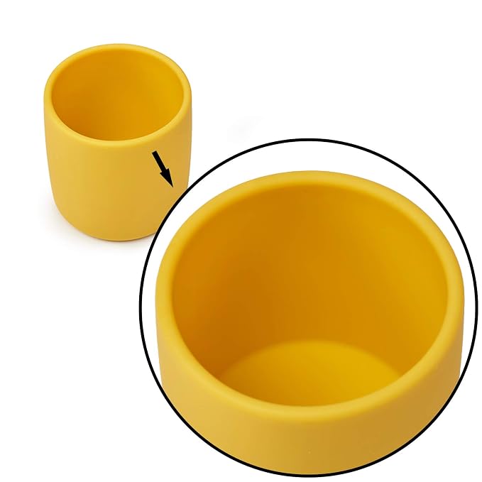 Silicone Toddler Cup 6 oz, Toddler Open Cups Study and Durable, - Image 3