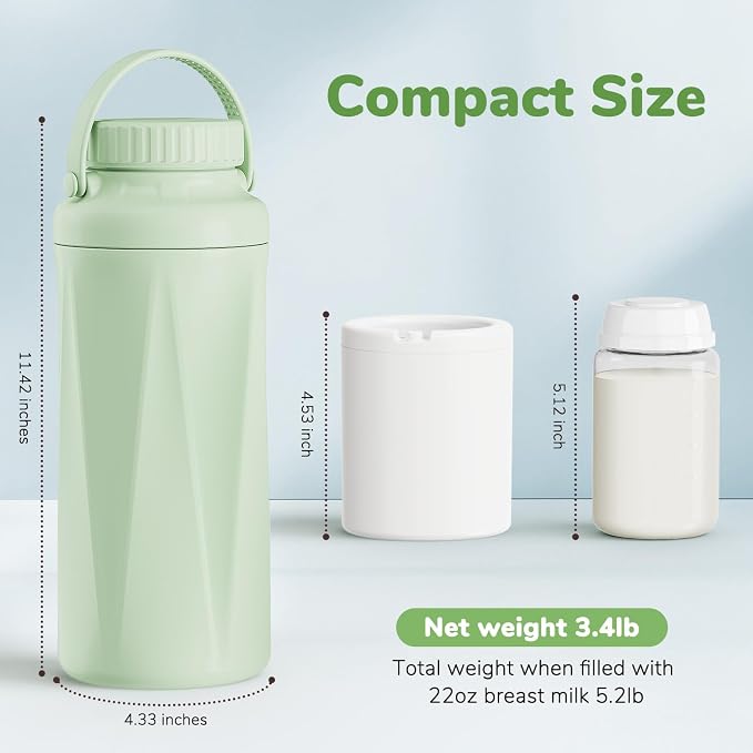 22oz Portable Breast Milk Cooler Bottle-Breastmilk Chiller - Image 9