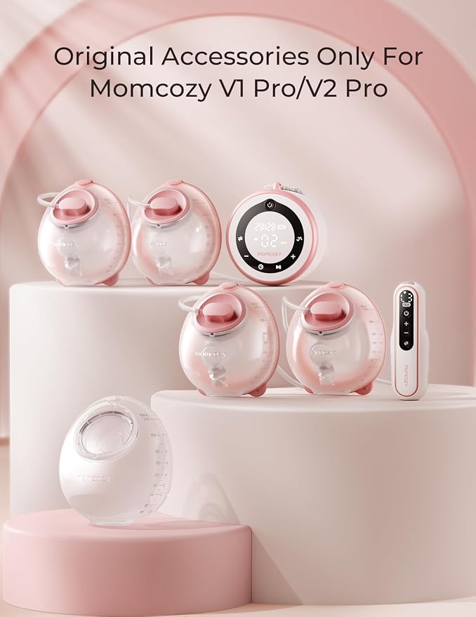 Momcozy Original V1 Pro/V2 Pro Breast Pump Replacement Accessories, Milk - Image 2
