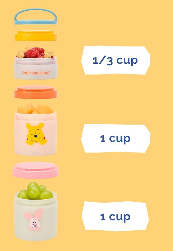 Whiskware Disney Winnie The Pooh Stackable Snack Containers - Image 4