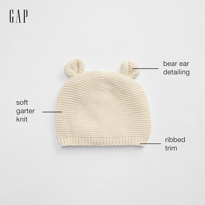 GAP Unisex Baby Soft Knit Garter Hat - Image 2